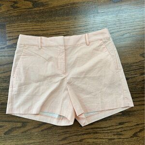 LOFT Peach Striped Women's Bermudas
